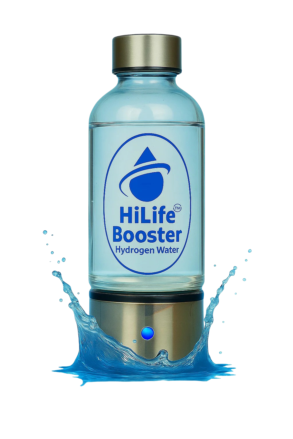 Hilife Booster Hydrogen Water Bottle - Premium Portable Water Generator